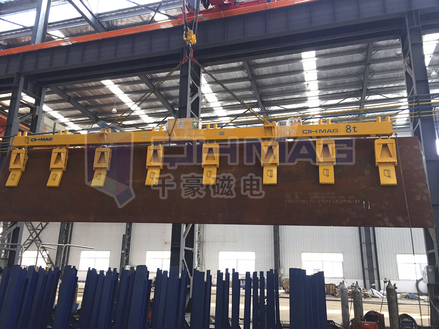 千豪磁電QLB系列鋼板起重電永磁鐵的應(yīng)用實(shí)例