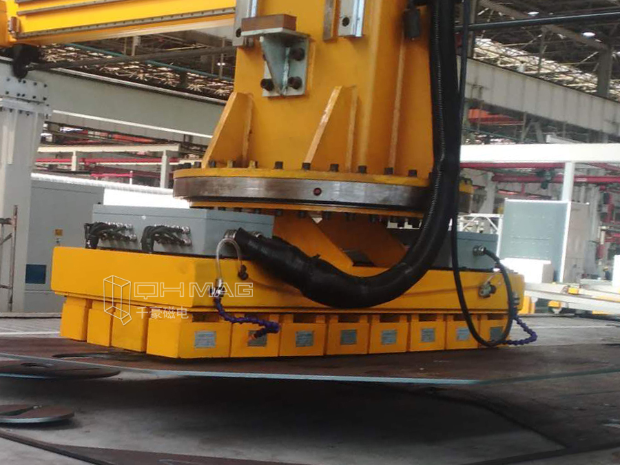 鋼板切割還能用電永磁吊具？